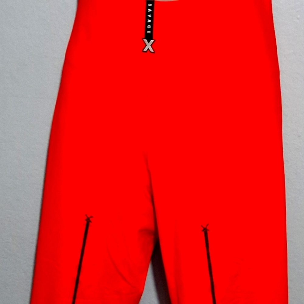 Savage X Fenty Red Straight Leg Jeans